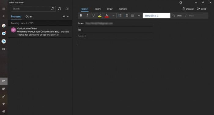 Windows 10郵件和日歷應(yīng)用增強(qiáng)版黑暗主題初體驗